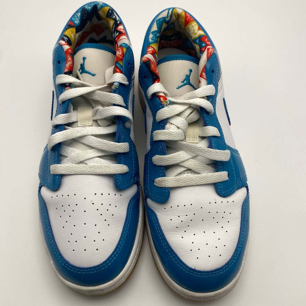Nike Air Jordan 1 Low SE 'Barcelona' Cyber Teal Blue youth Sneaker DC6991-400